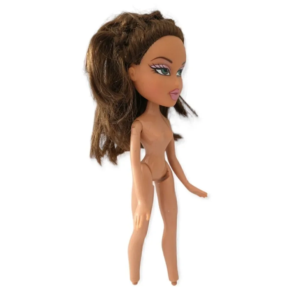 Bratz Style It‎ Yasmin Hippie Chic Doll Nude No Feet Clothes Green Blue Eyes